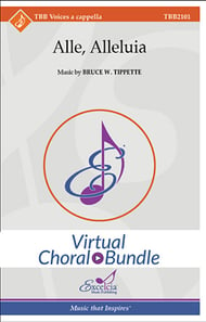 Alle, Alleluia TBB choral sheet music cover